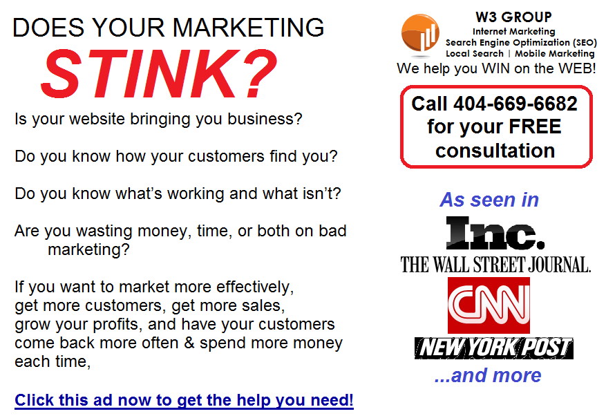 Does your marketing stink ad